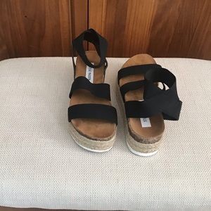 Steve Madden Kimmie Platform Espadrilles Size 7M